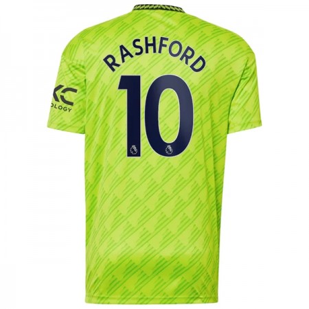 Virallinen pelipaita Manchester United Rashford 10 Kolmas 2022-23 Lyhythihainen - Miesten Virallinen pelipaita Manchester United Rashford 10 Kolmas 2022-23 Lyhythihainen - Miesten